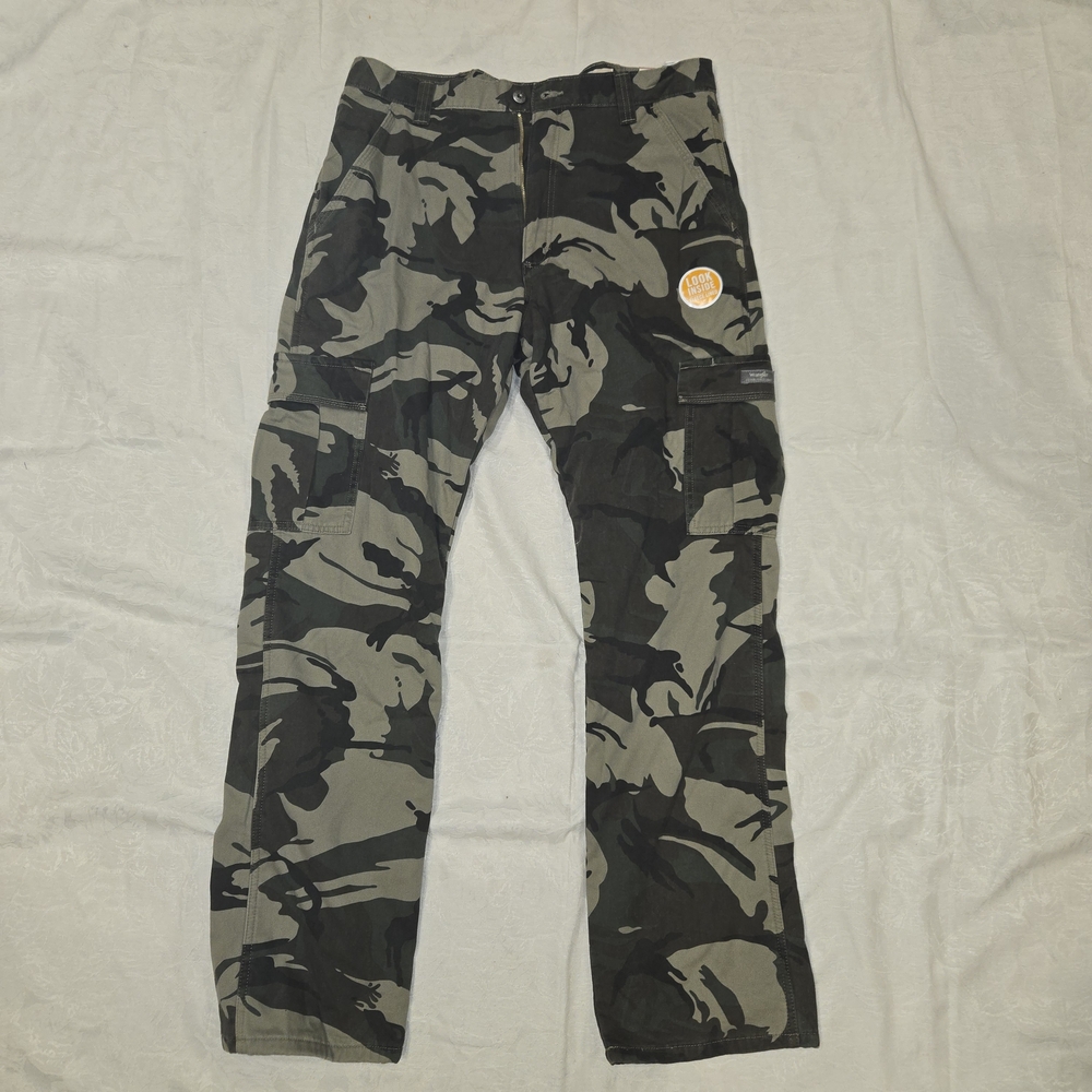 Wrangler Fleece Lined Cold Weather Camo Cargo Pants